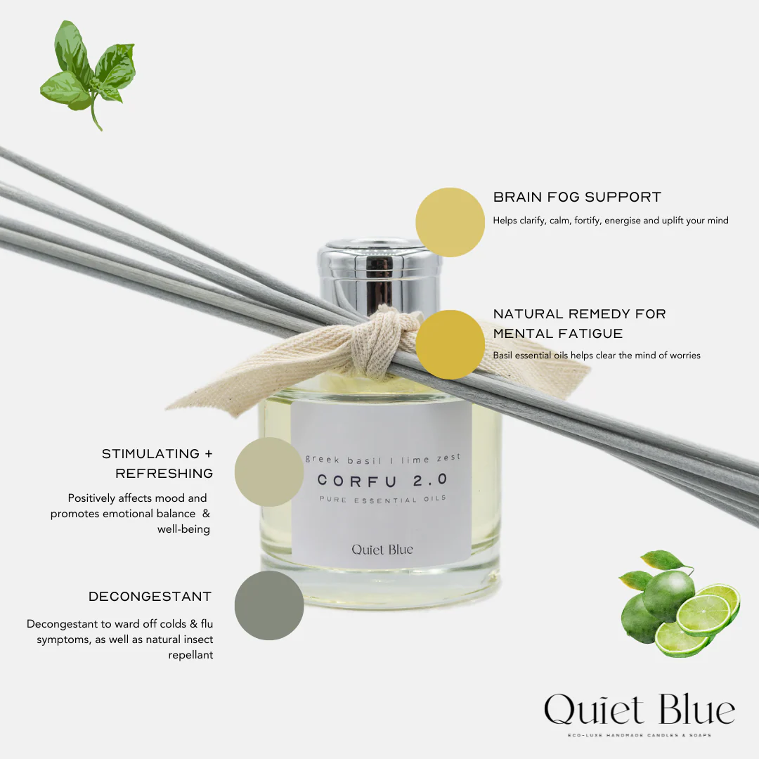 Quiet Blue CORFU 2.0 Reed Diffuser - Image 2