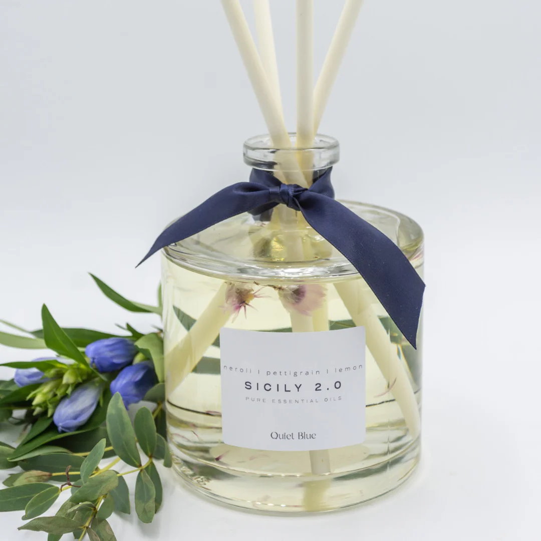 Quiet Blue Sicily 2.0 XL Reed Diffuser - Image 2