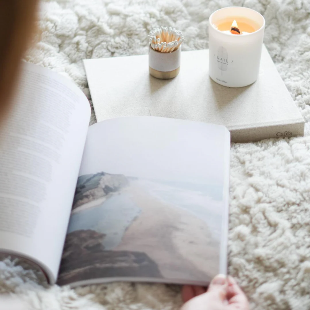 Quiet Blue SYDNEY 2.0 Patchouli + English Lavender Wellbeing Candle - Image 3