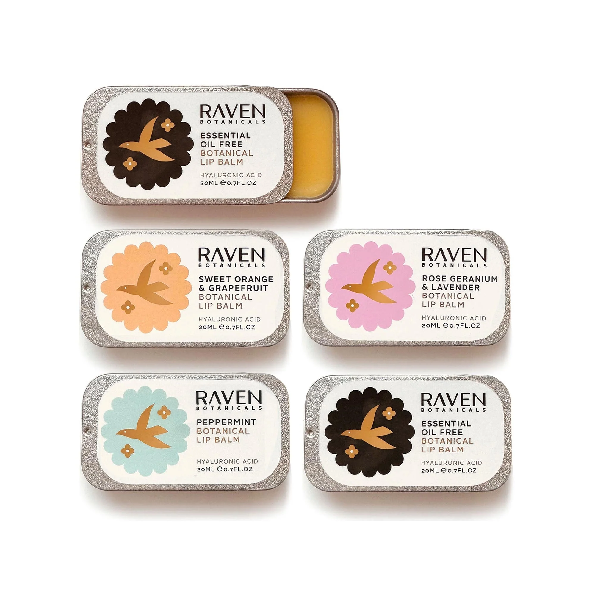Raven Botanicals Botanical Lip Balm - Peppermint 20ml - Image 3