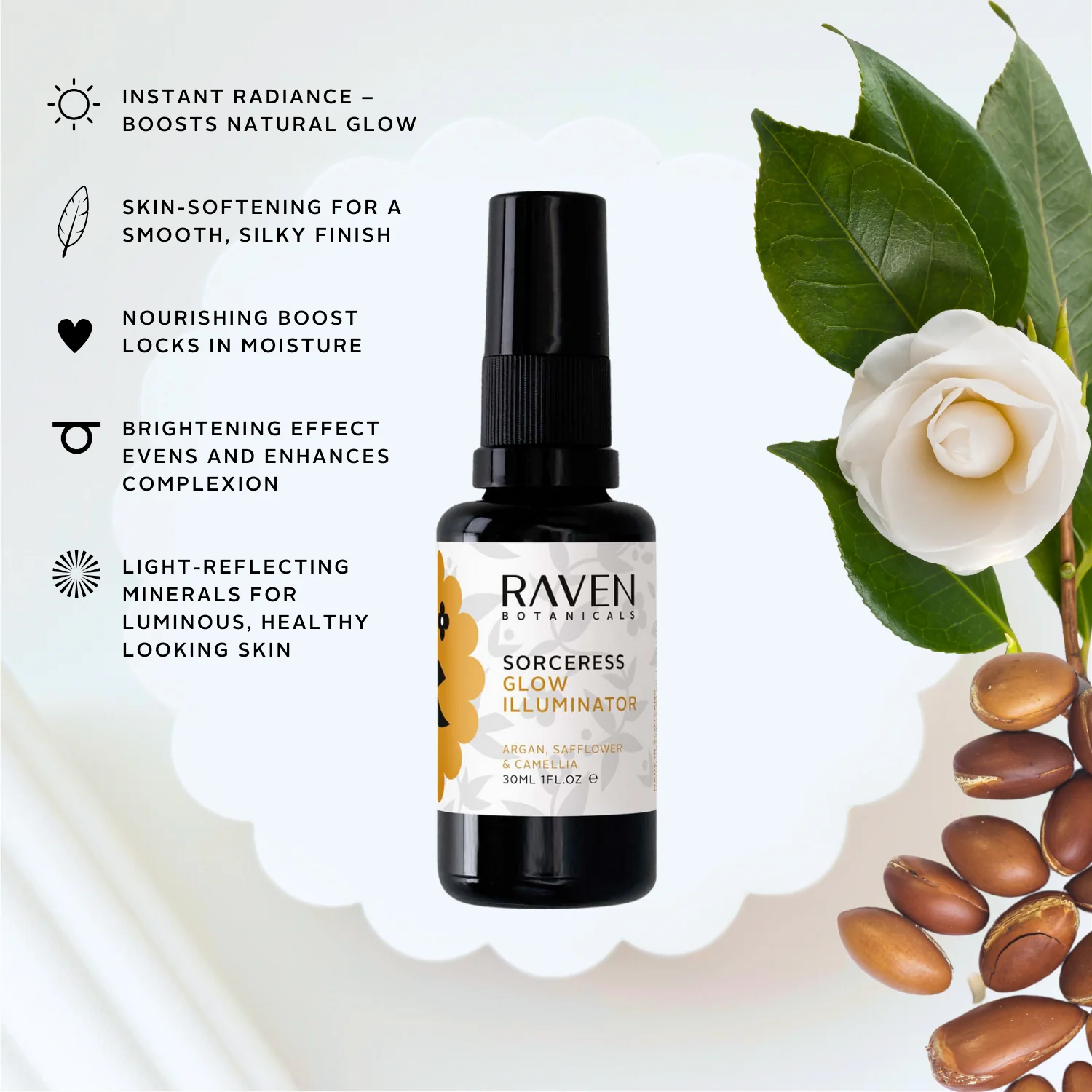 Raven Botanicals Glow Illuminator 30ml - Image 5