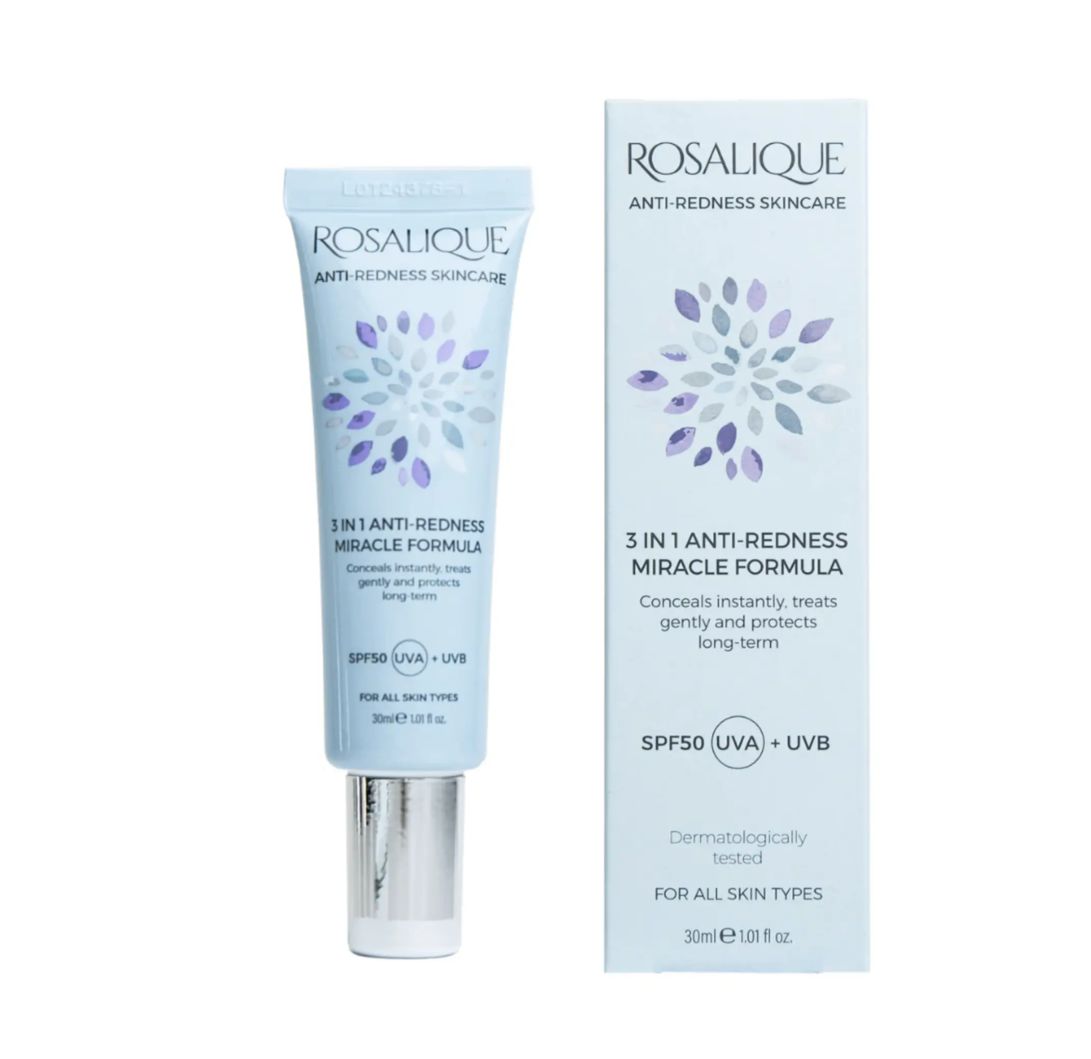 Rosalique 3 in 1 Anti-Redness Miracle Formula SPF50