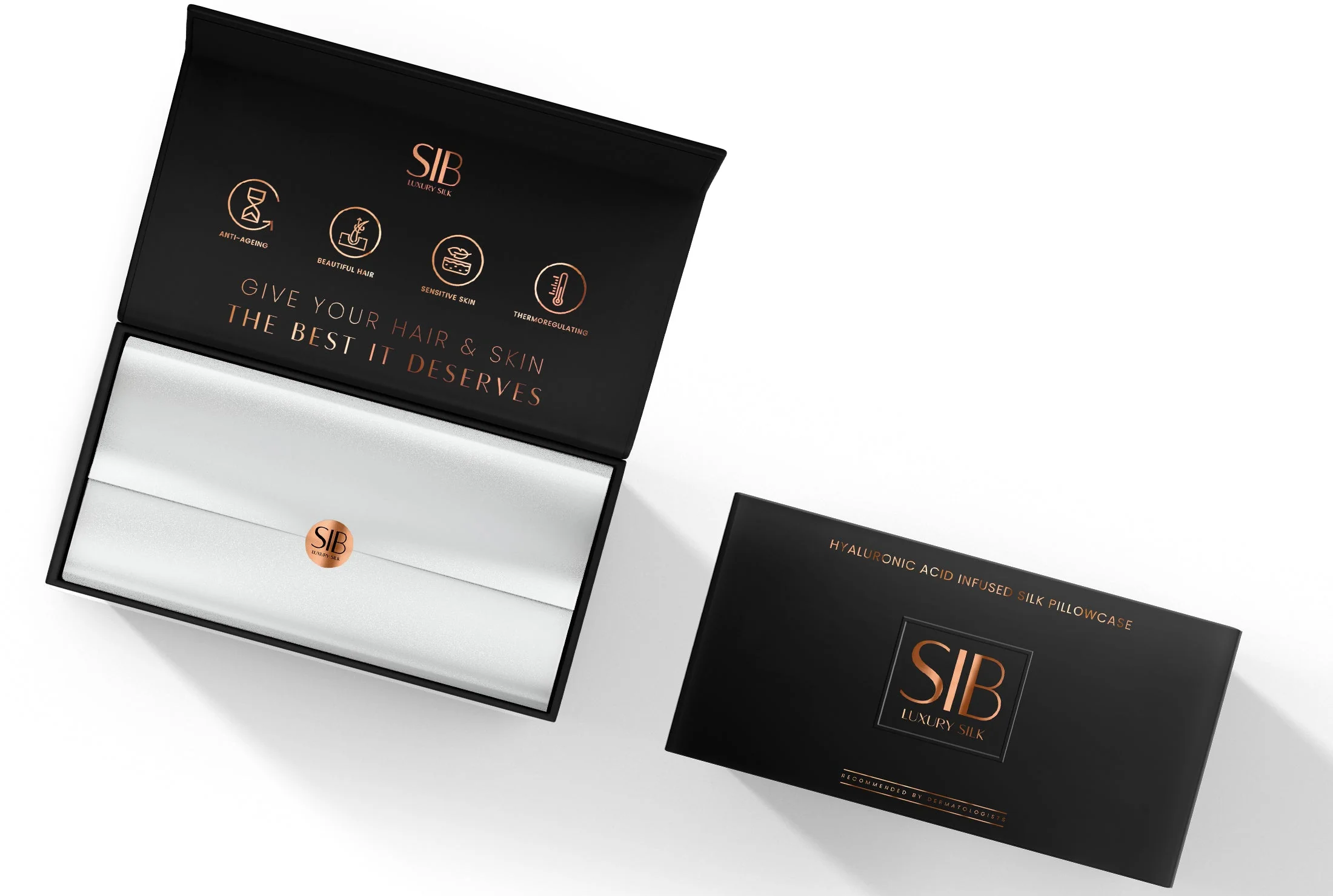 SIB® Hyaluronic Acid Infused Silk Pillowcase - Image 2