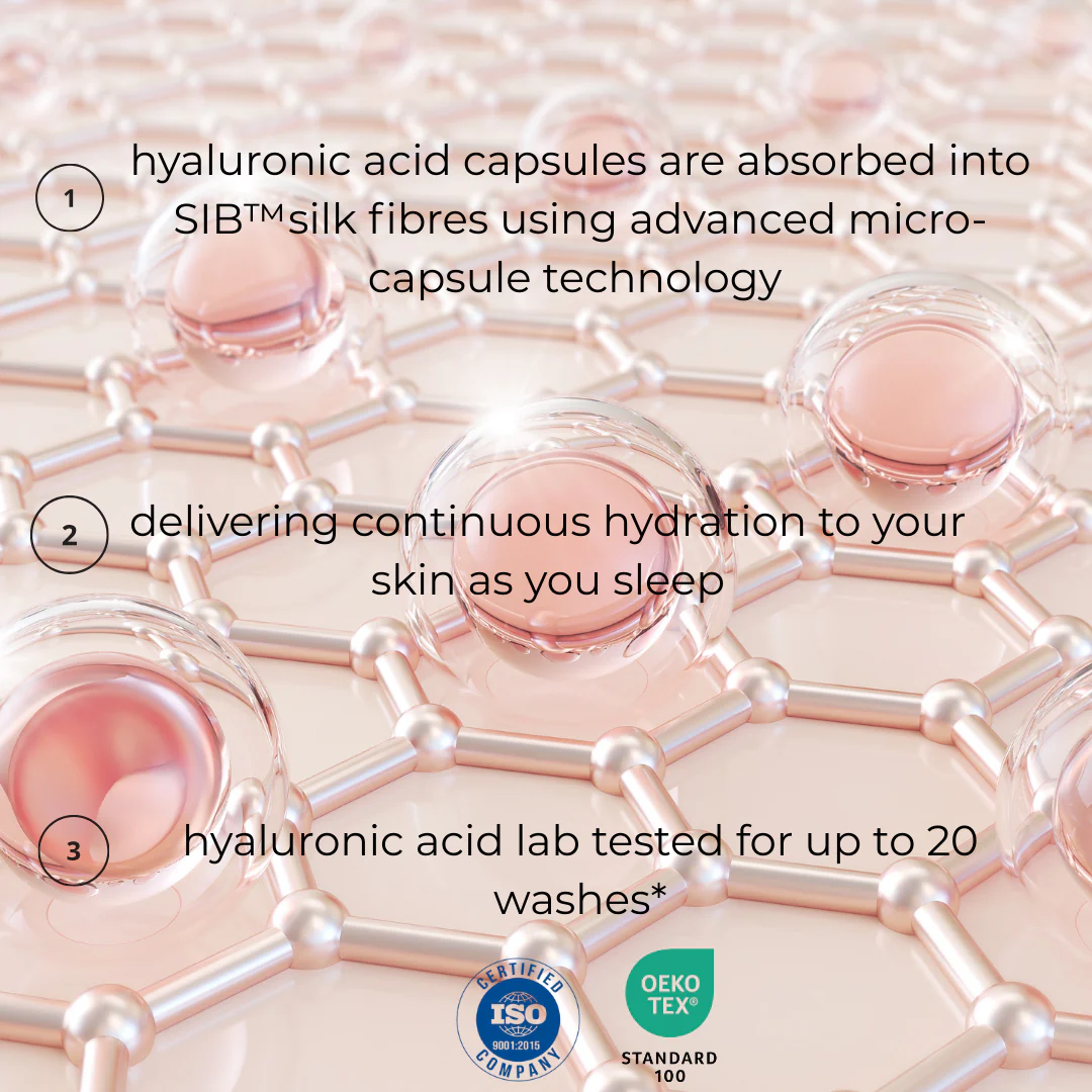 SIB® Hyaluronic Acid Infused Silk Pillowcase - Image 5