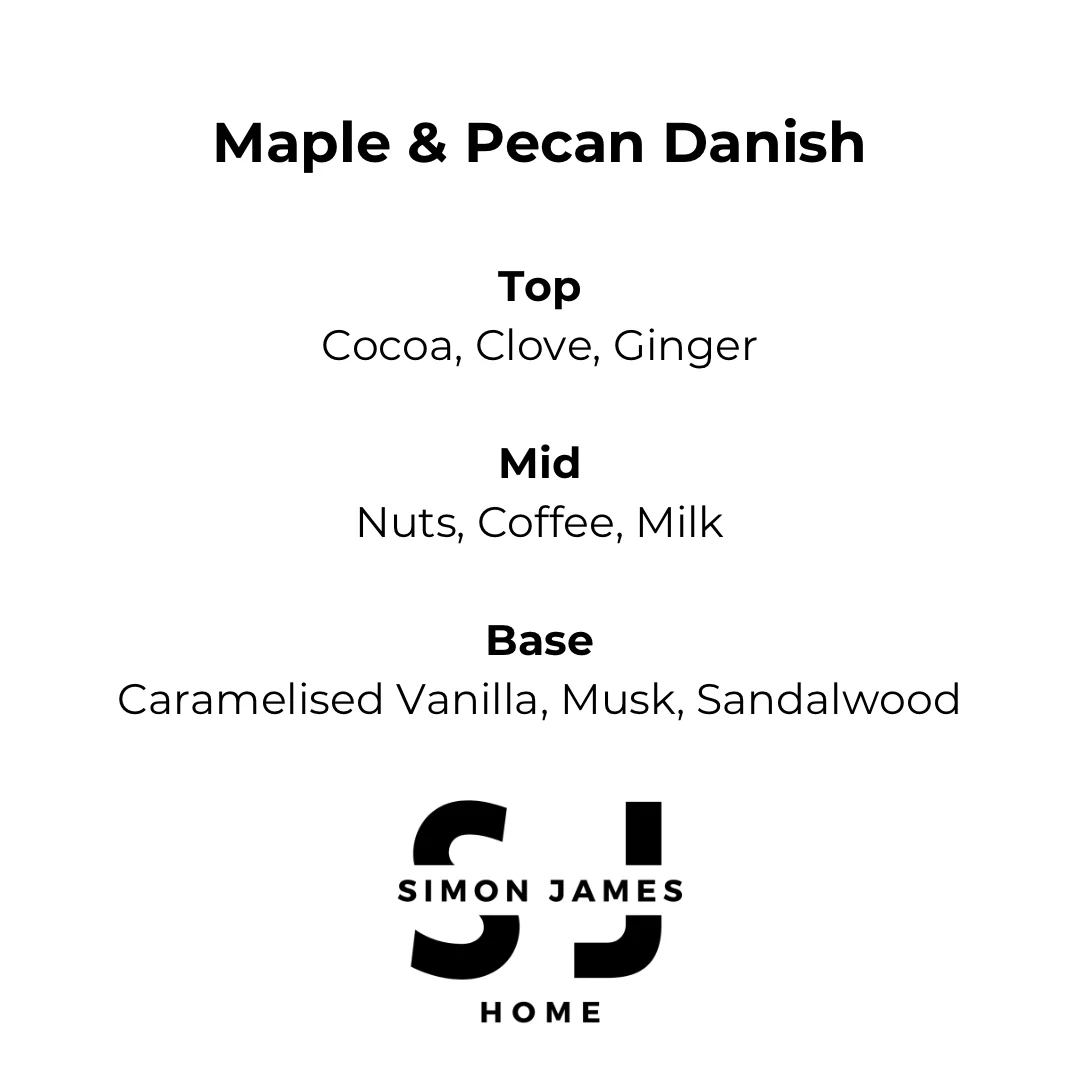 Simon James Home - Maple & Pecan Danish Handmade Soy Wax Candle - Image 2