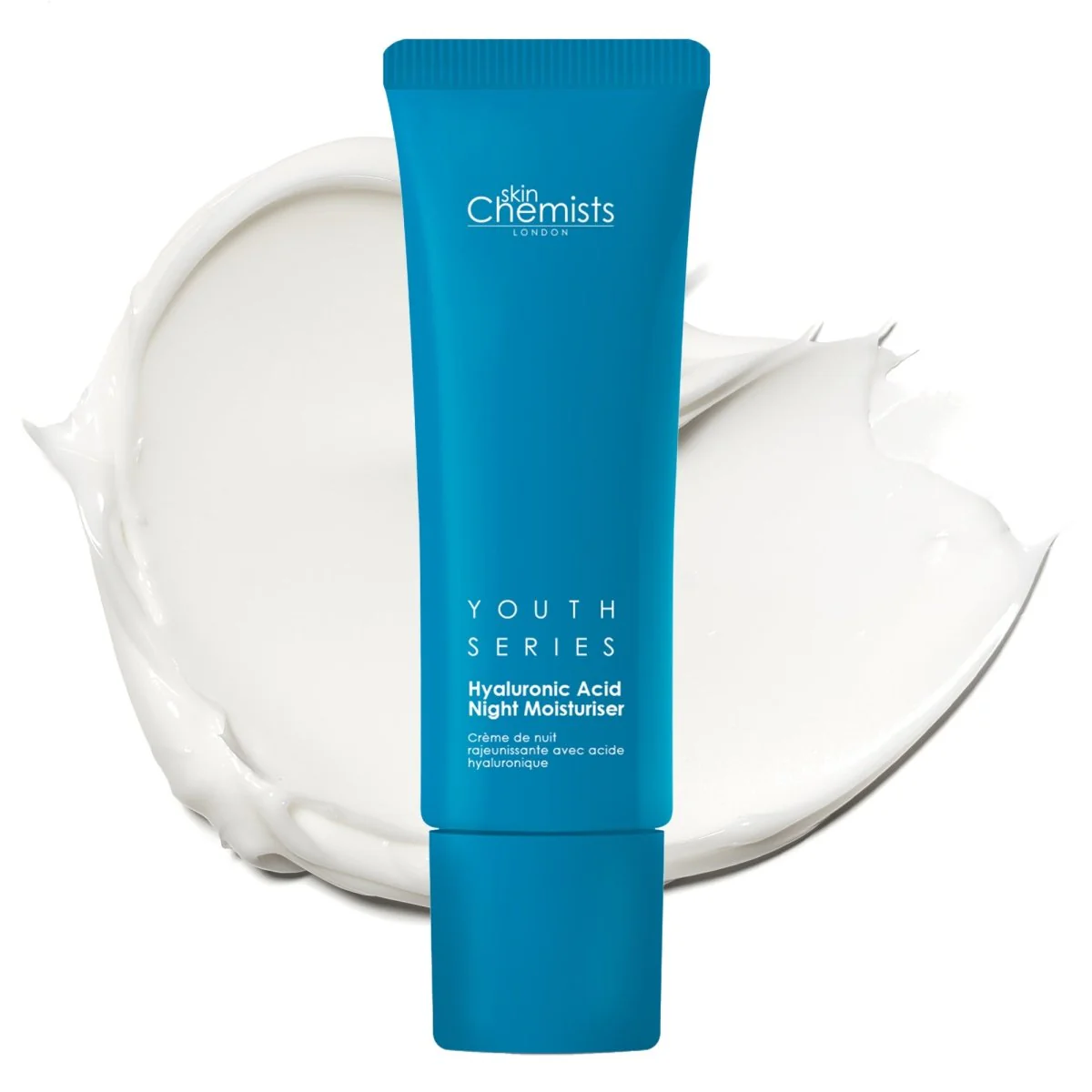 skinChemists 1% Hyaluronic Acid Night Moisturiser 50ml - Image 3