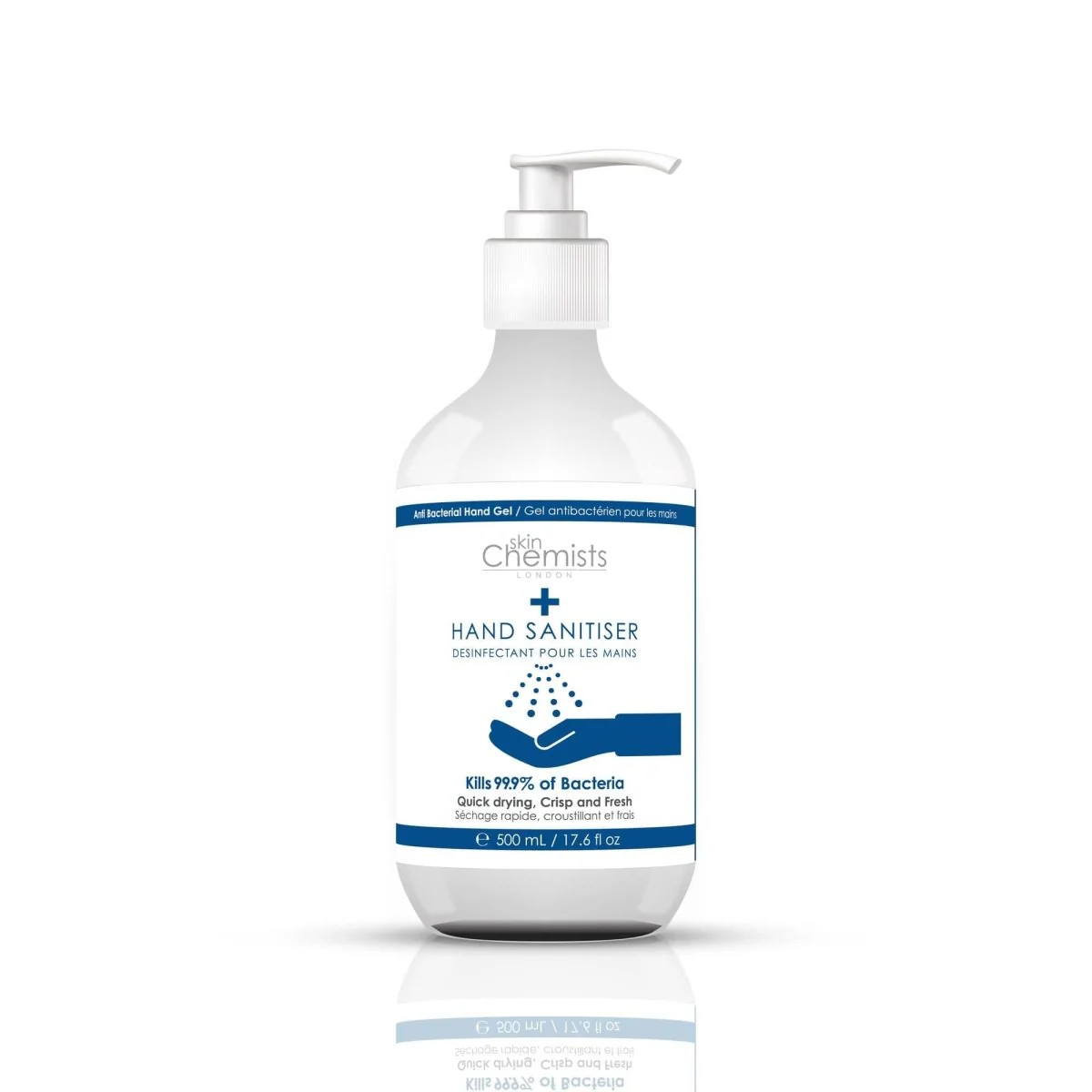 skinChemists Hand Sanitiser 500ml - Image 2