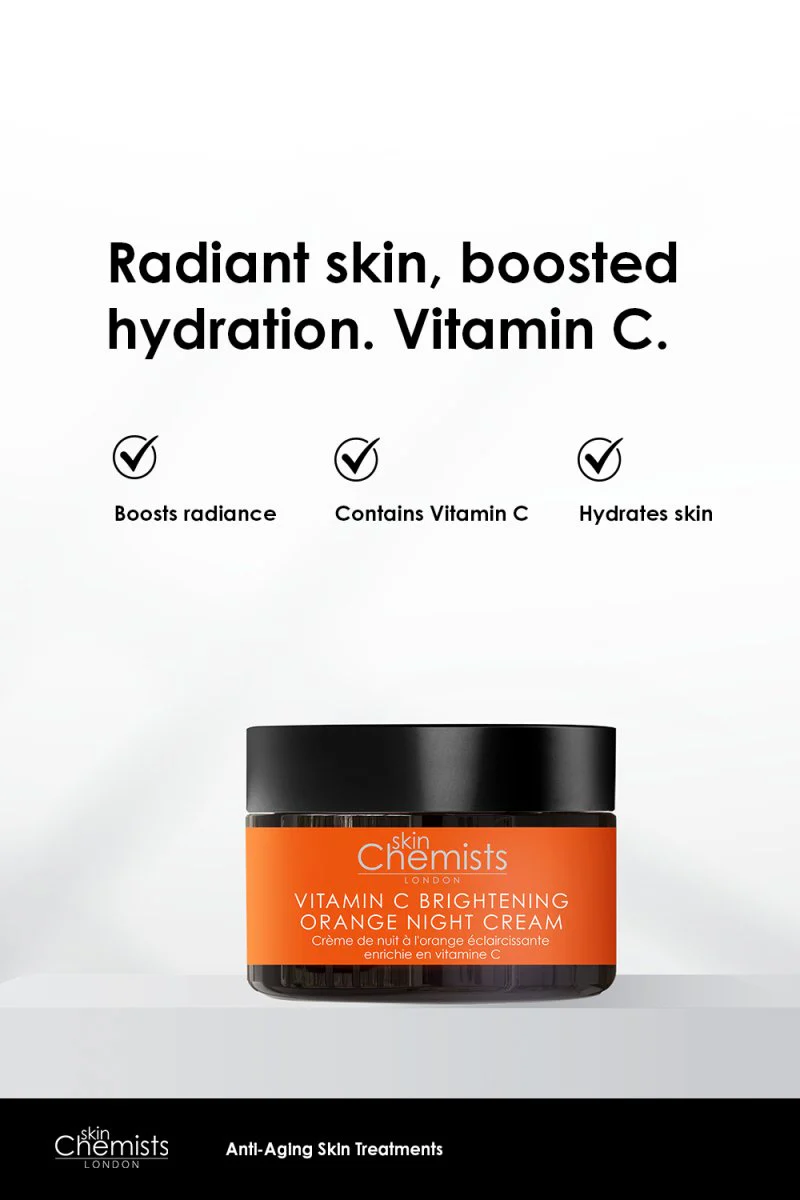 skinChemists Vitamin C Brightening Orange Night Cream 50ml - Image 4