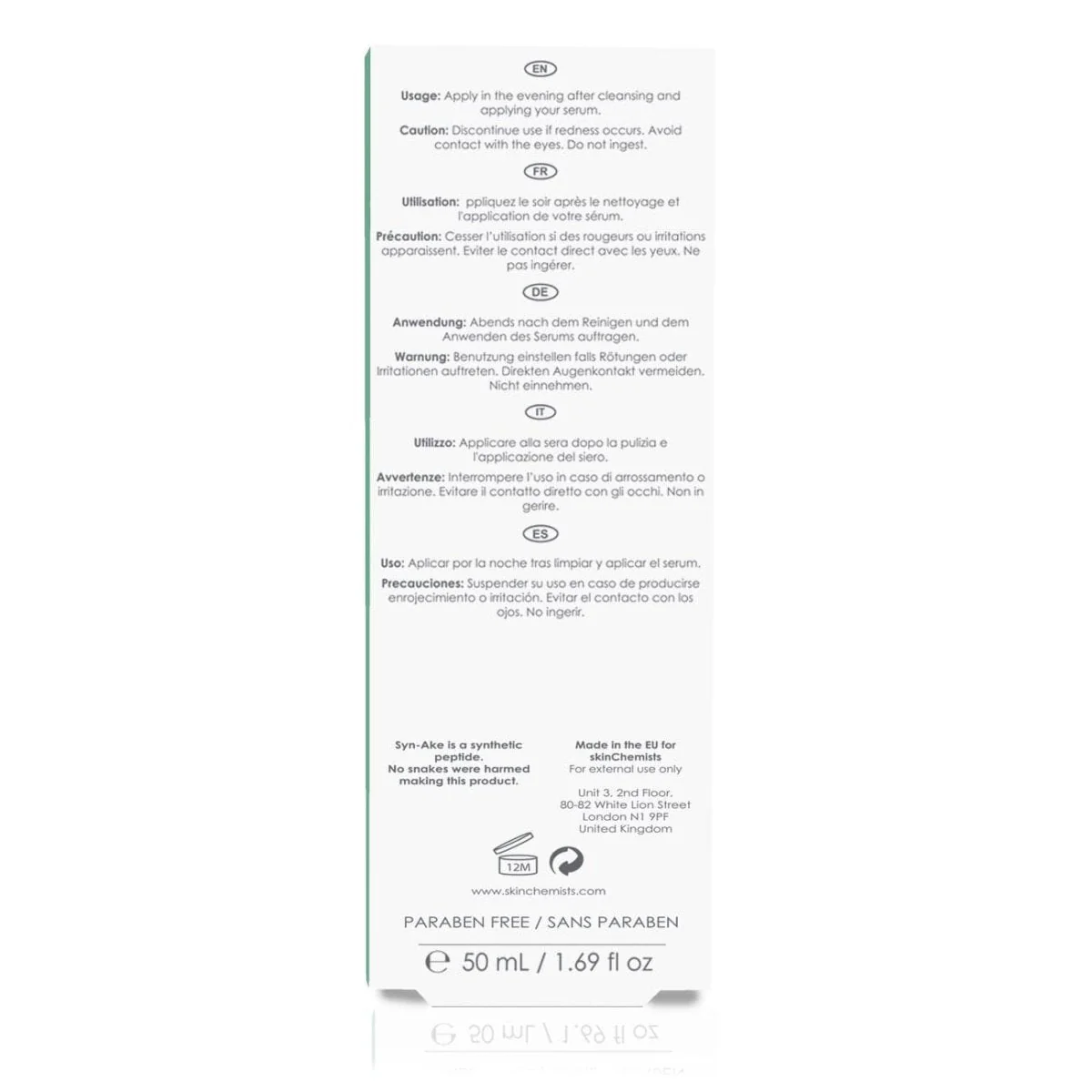 skinChemists Wrinkle Killer Night Moisturiser 50ml - Image 2