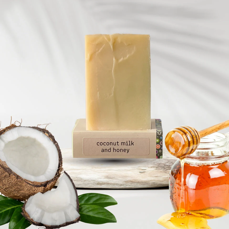 The Good Soap - Coconut Milk and Honey - Moisturising Soap and Shampoo Bar