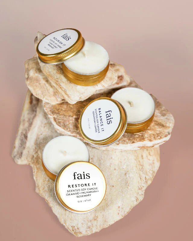 Fais Travel Scented Soy Candles Set - Image 3