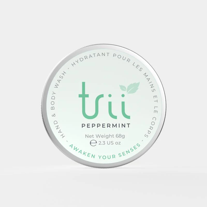 trii Peppermint Hand & Body Wash Bar