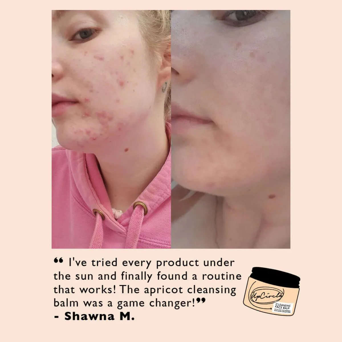 Upcircle Cleansing Face Balm with Oat Oil and Apricot Powder - Travel Size - Image 5
