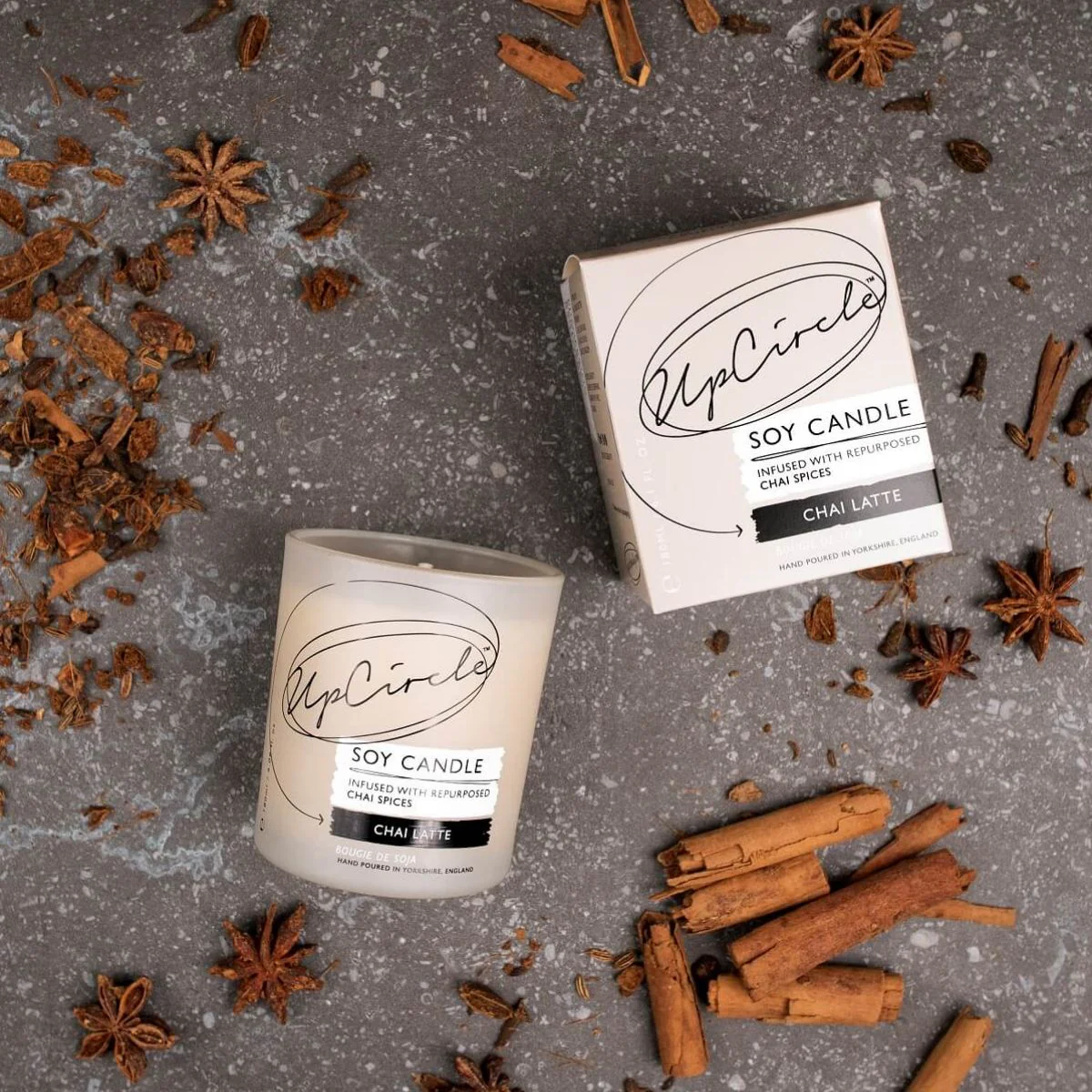 UpCircle Soy Candle Chai Latte 180ml - Image 4