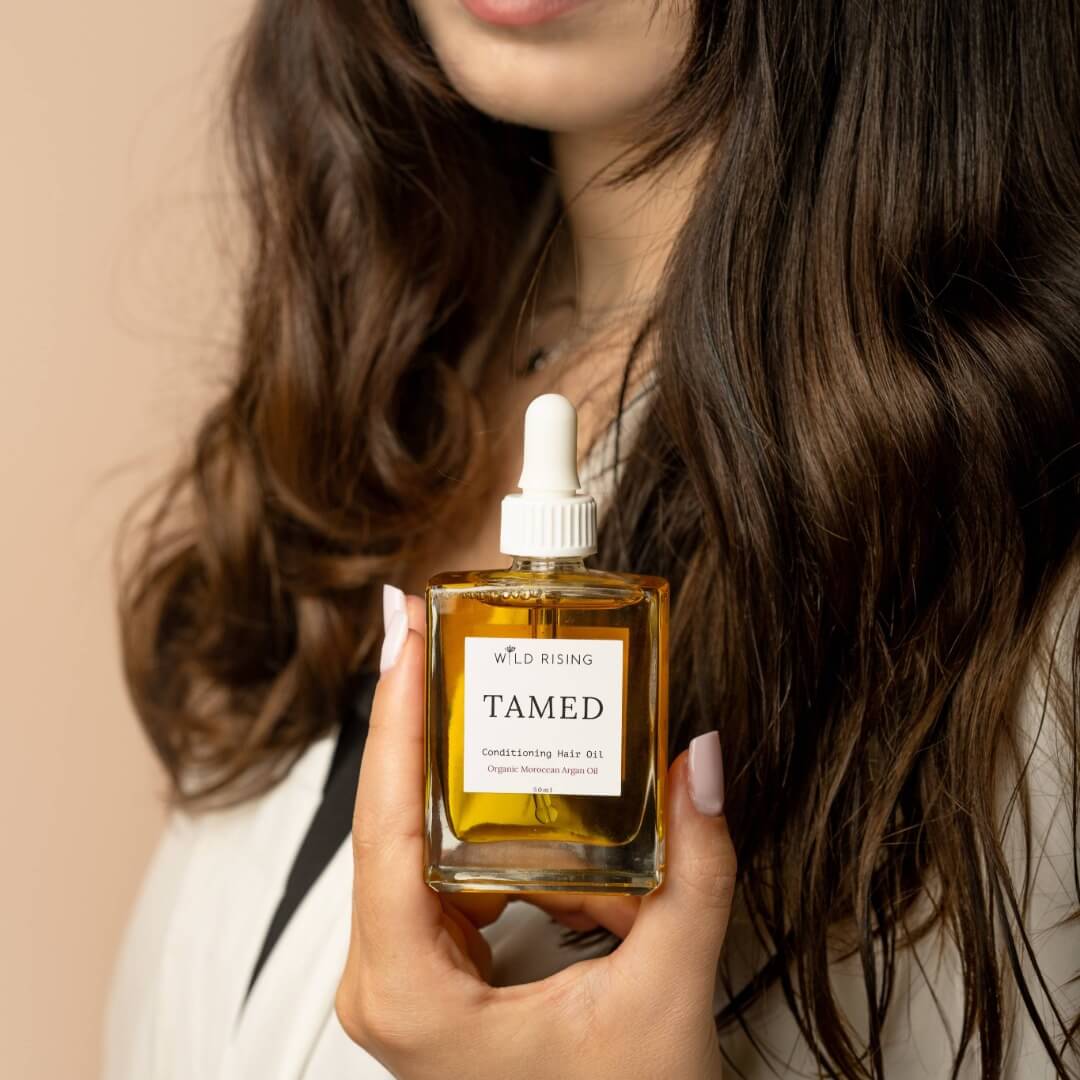 Wild Rising Skincare - Tamed - Moroccan Argan Hair Oil - Image 3