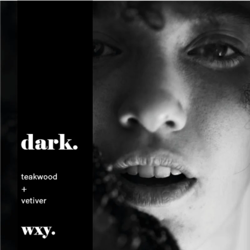 Wxy. Dark. Teakwood & Vetiver Candle 7oz - Image 3