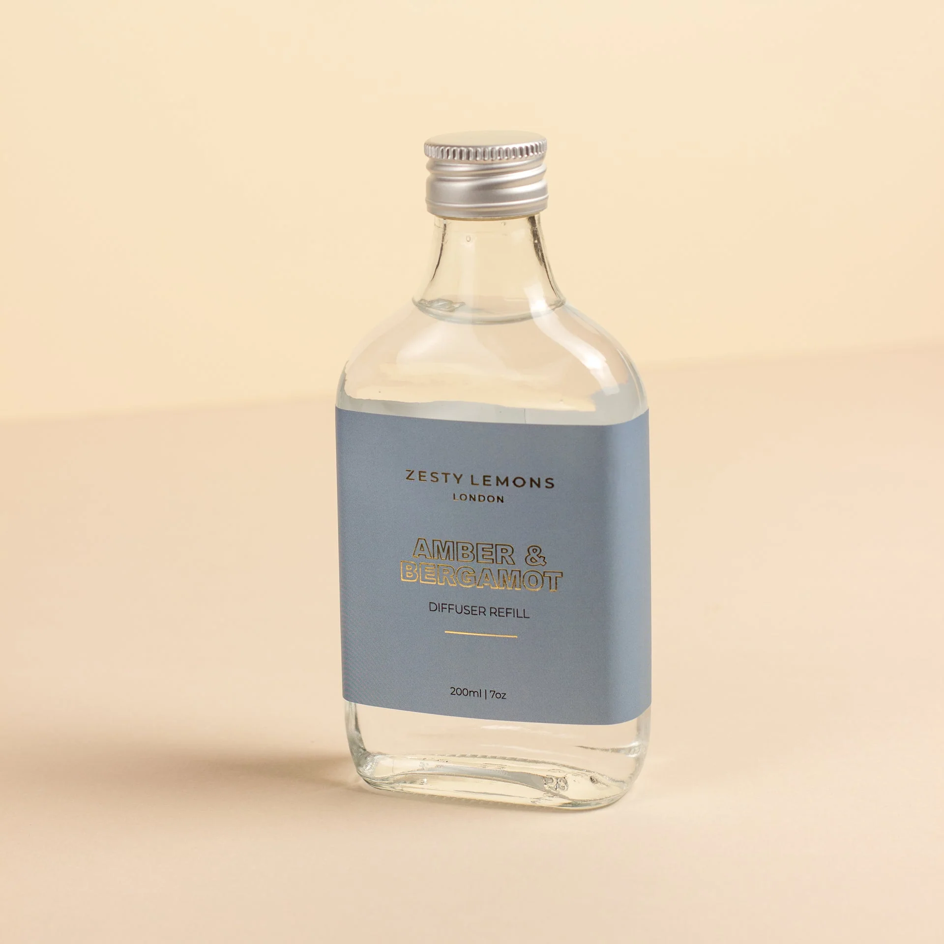 Zesty Lemons Amber & Bergamot: 200ml Diffuser Refill - Image 2