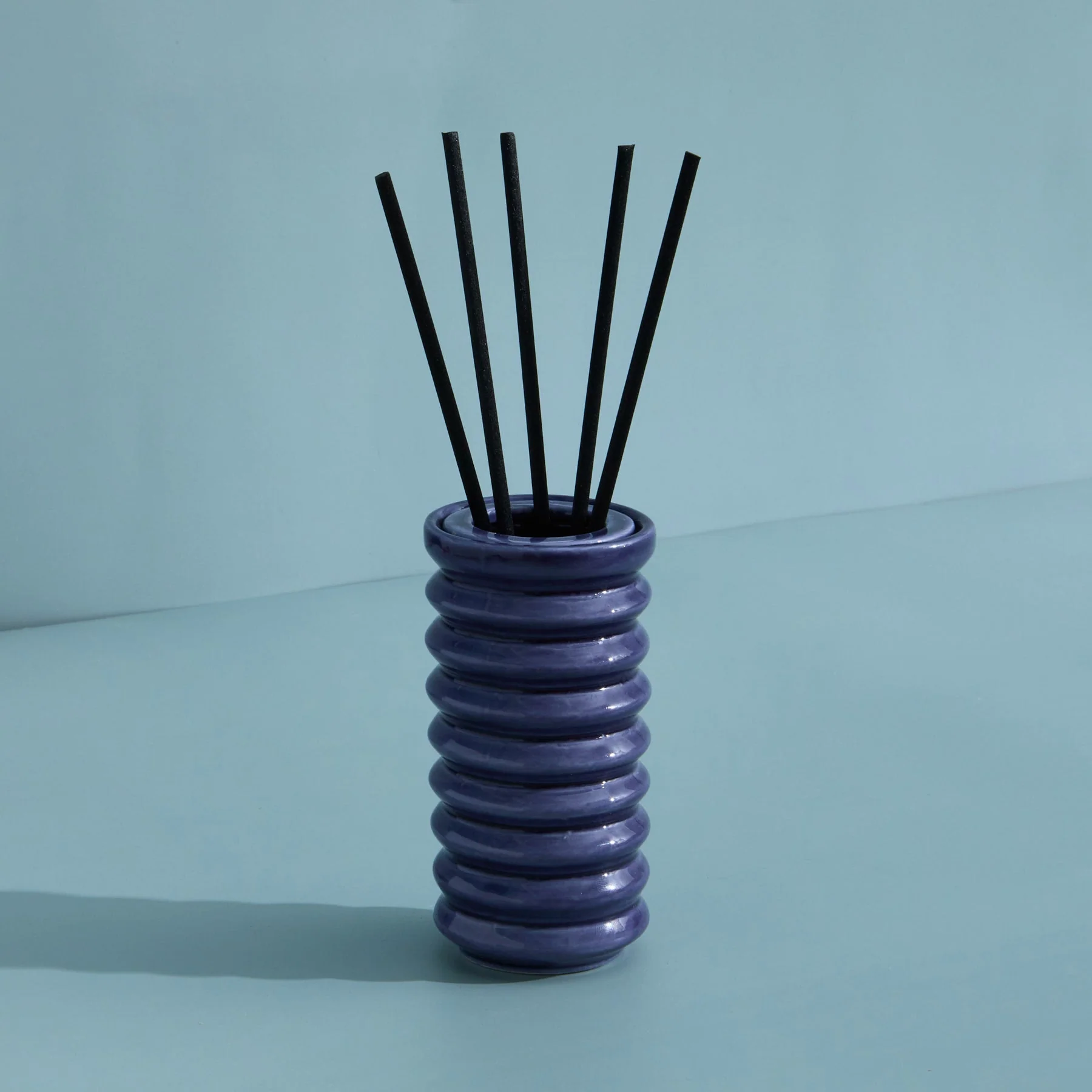 Zesty Lemons Contemporary Kiln Navy Diffuser - Image 2