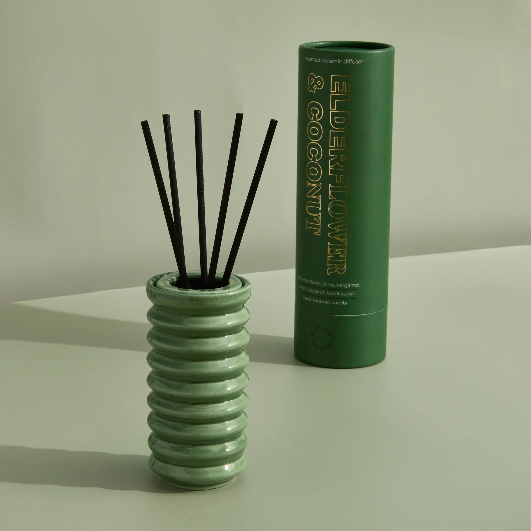 Zesty Lemons Contemporary Kiln Olive Diffuser