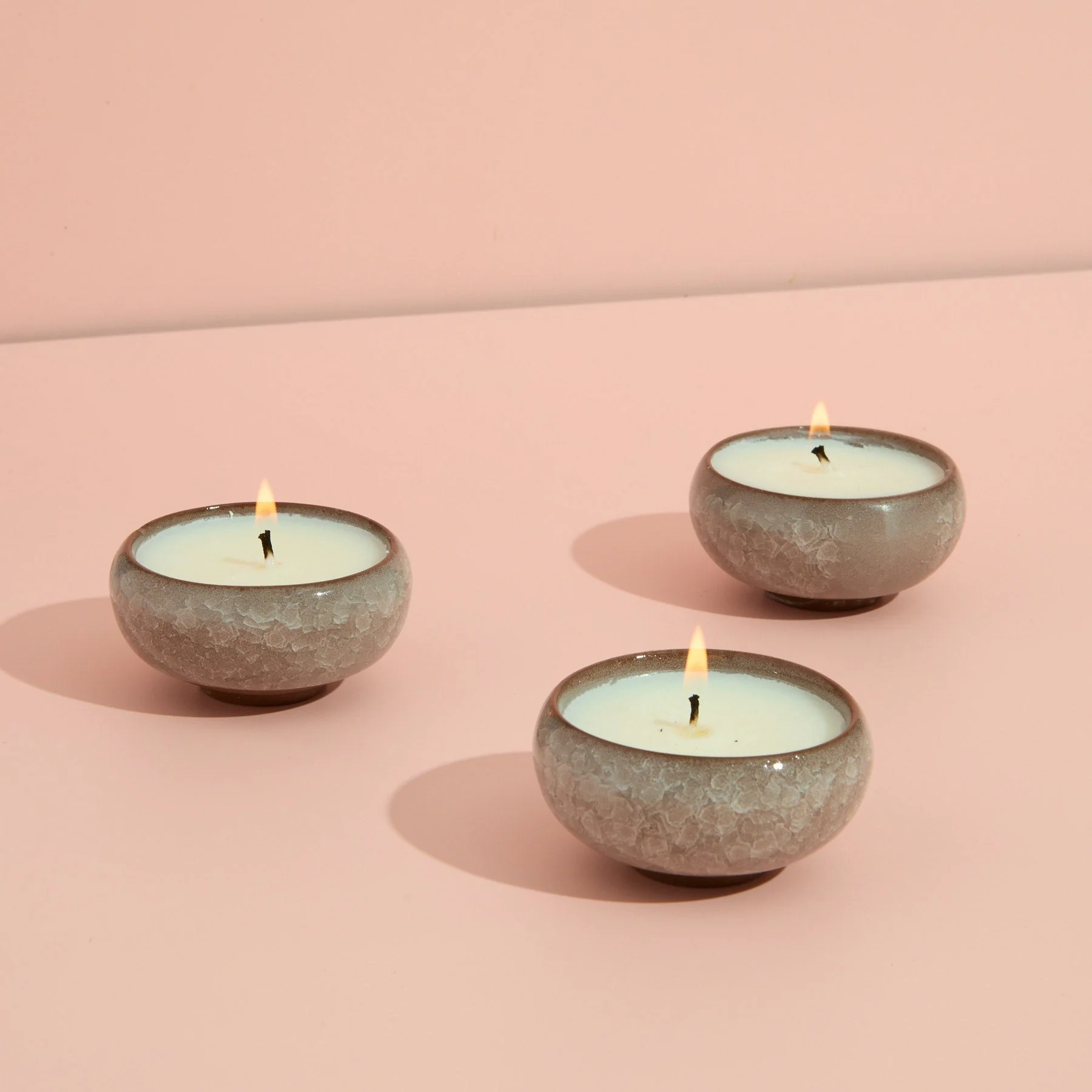 Zesty Lemons Contemporary Kiln Pink Tea Lights - Blackberry & Cedarwood - Image 5