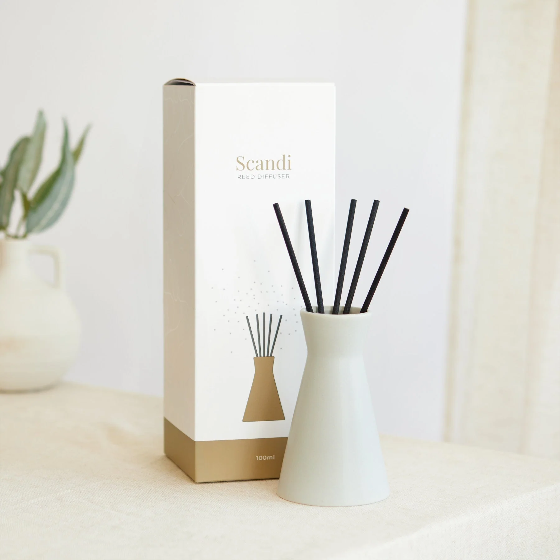 Zesty Lemons Scandi: Grey Reed Diffuser - Lemon & Lavender