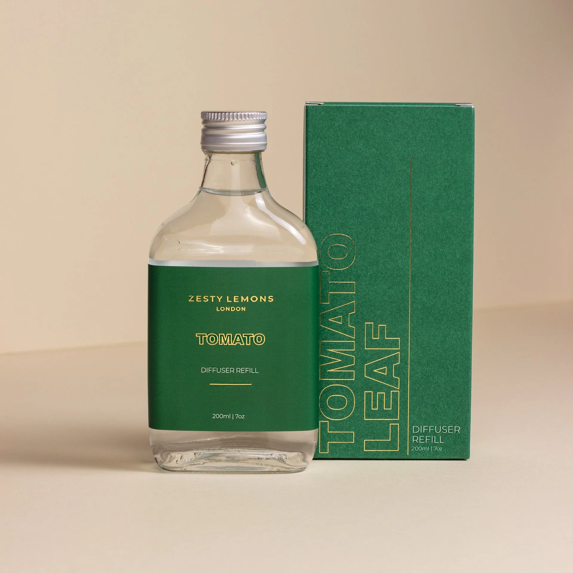 Zesty Lemons Tomato Leaf: 200ml Diffuser Refill